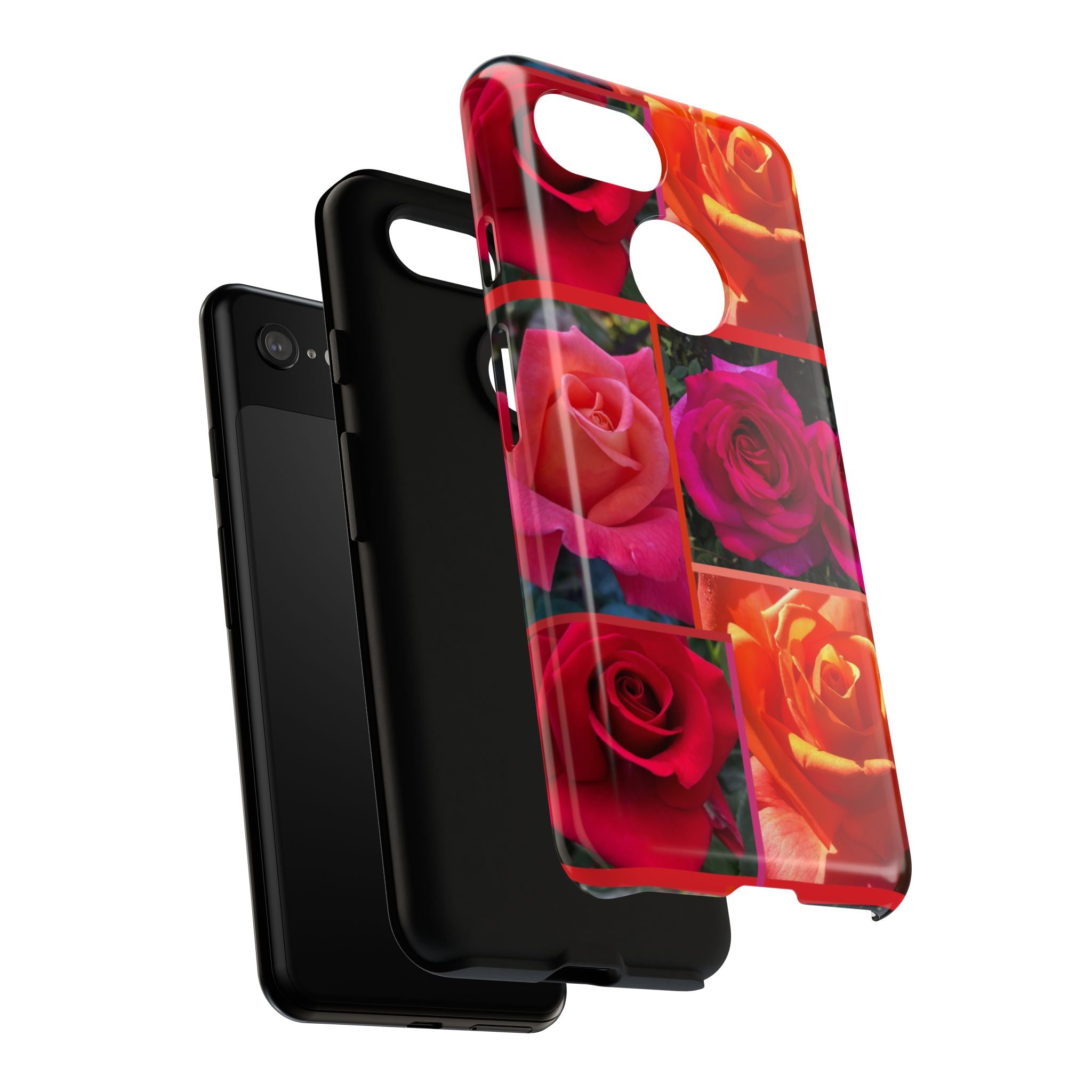 The Rose Vibrant Floral Phone Case - Tough Cases with Rose Design