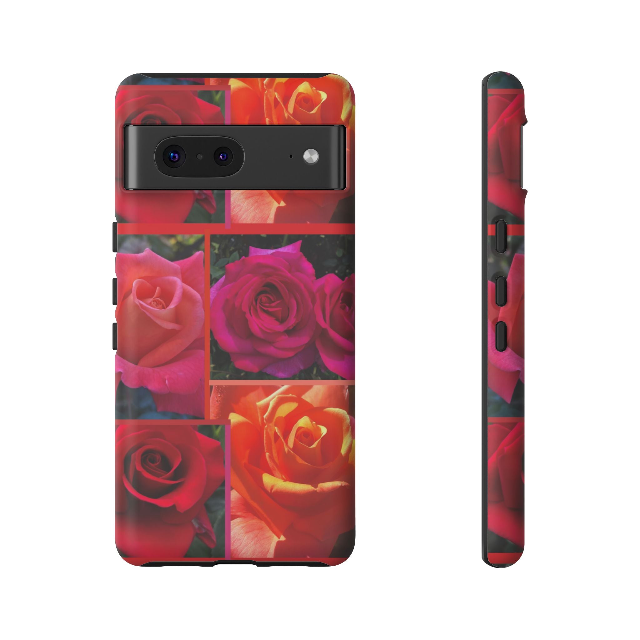 The Rose Vibrant Floral Phone Case - Tough Cases with Rose Design