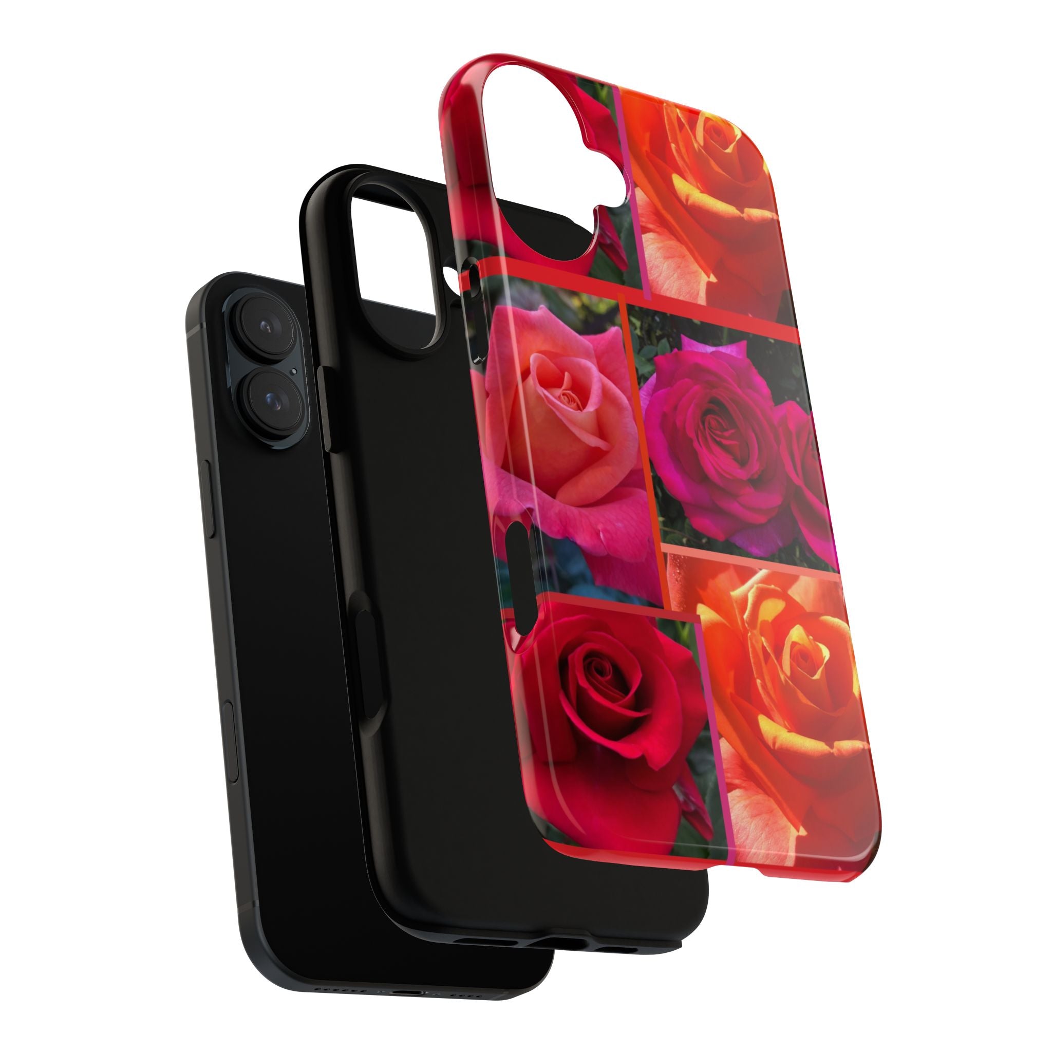 The Rose Vibrant Floral Phone Case - Tough Cases with Rose Design