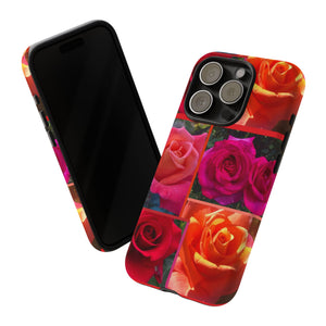 The Rose Vibrant Floral Phone Case - Tough Cases with Rose Design