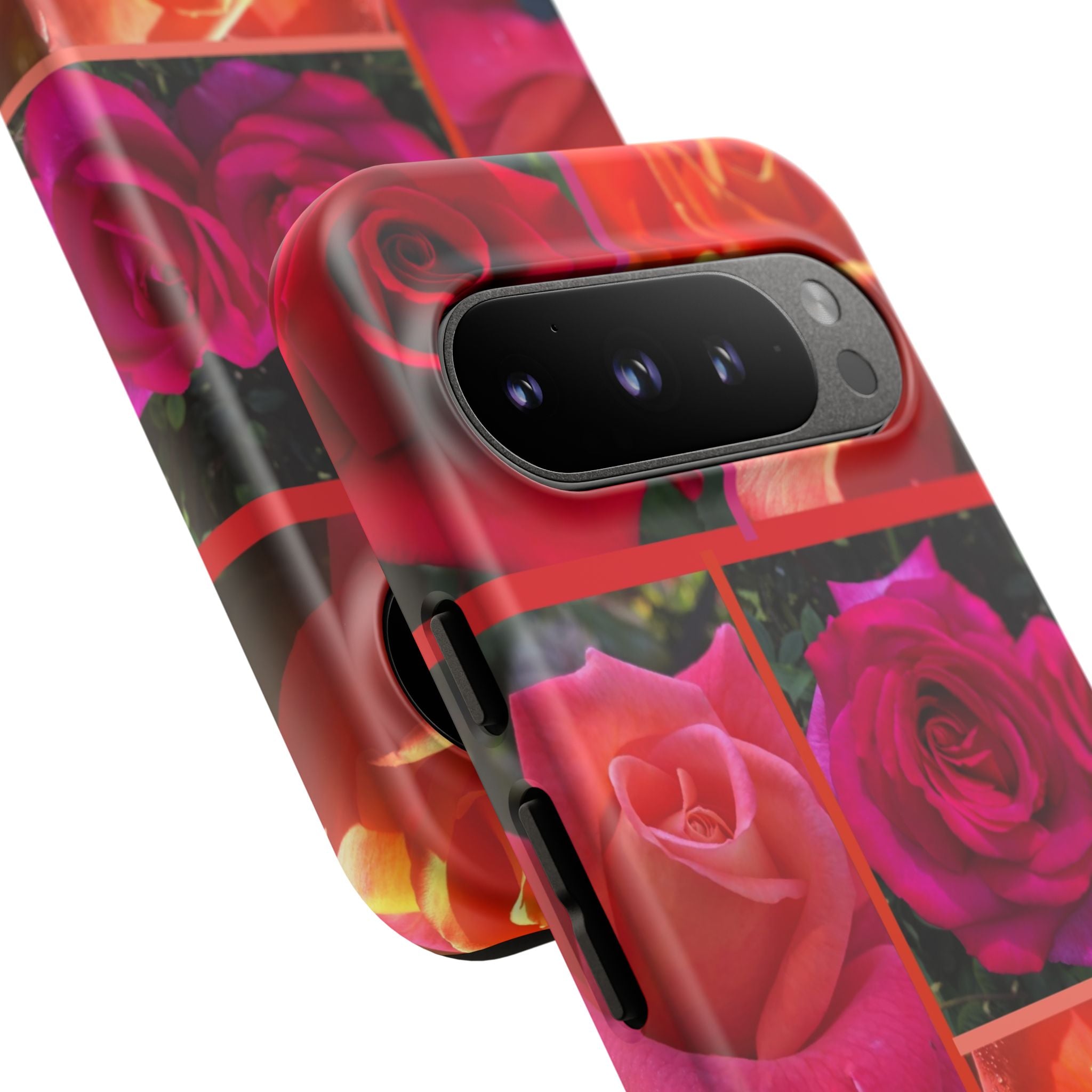 The Rose Vibrant Floral Phone Case - Tough Cases with Rose Design