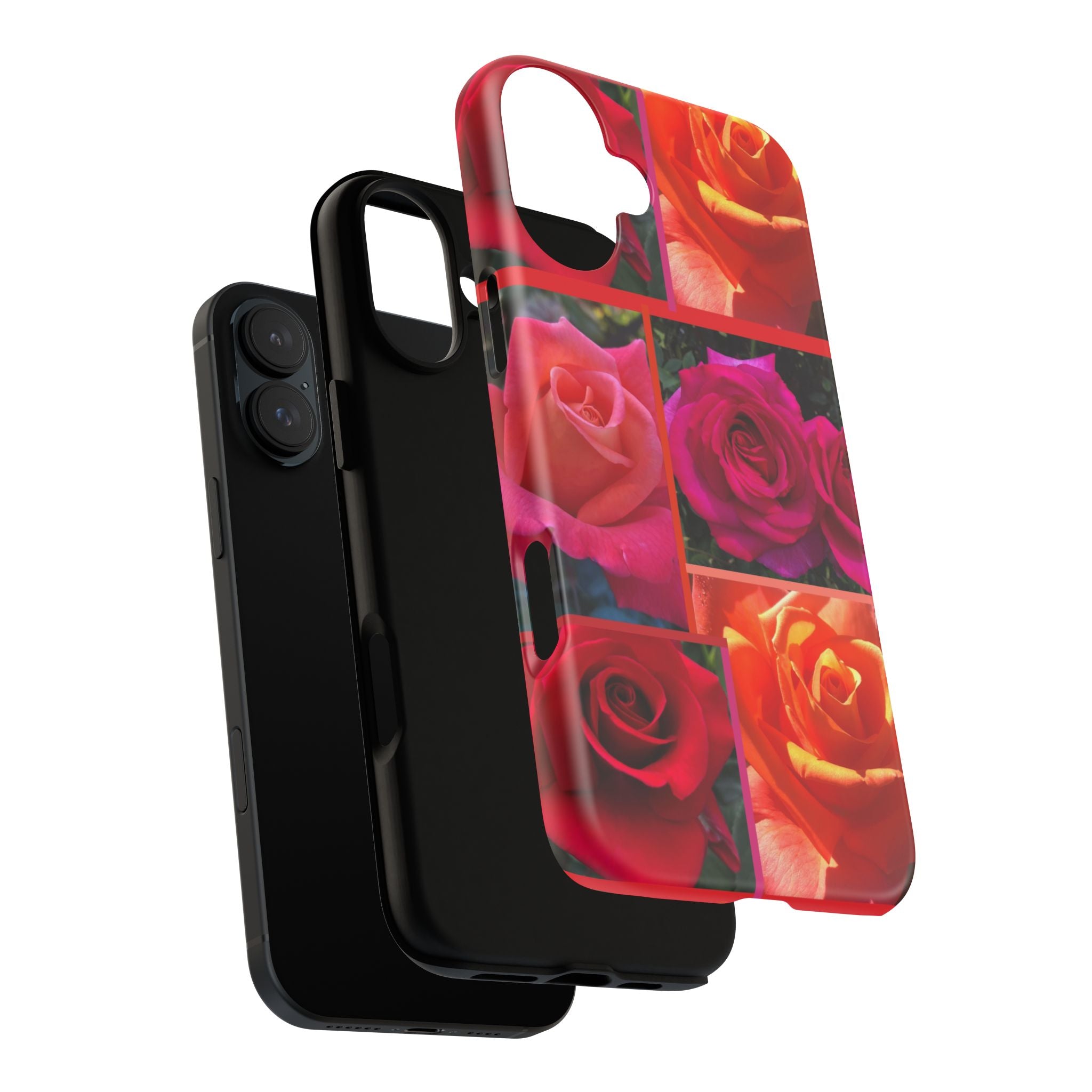 The Rose Vibrant Floral Phone Case - Tough Cases with Rose Design