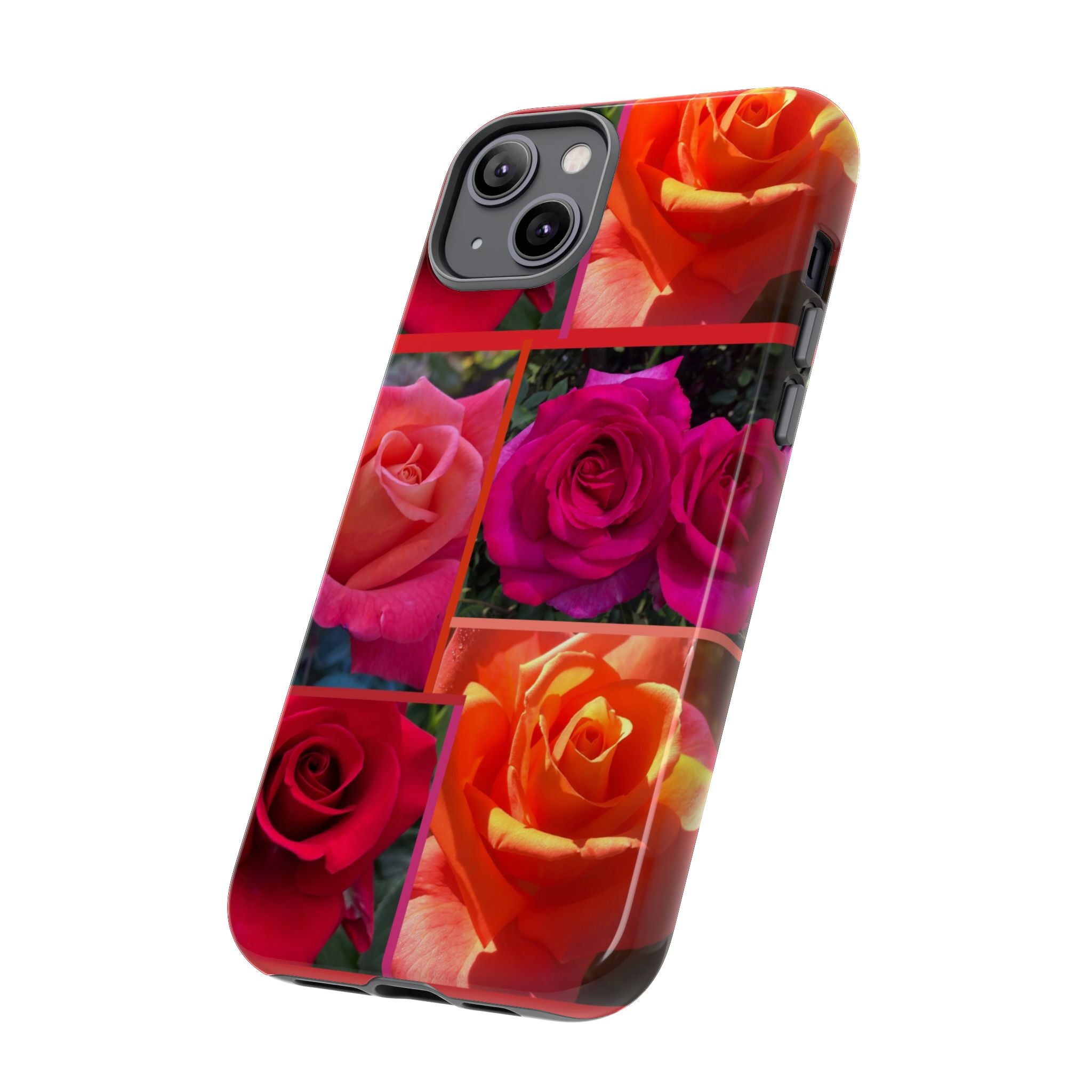 The Rose Vibrant Floral Phone Case - Tough Cases with Rose Design