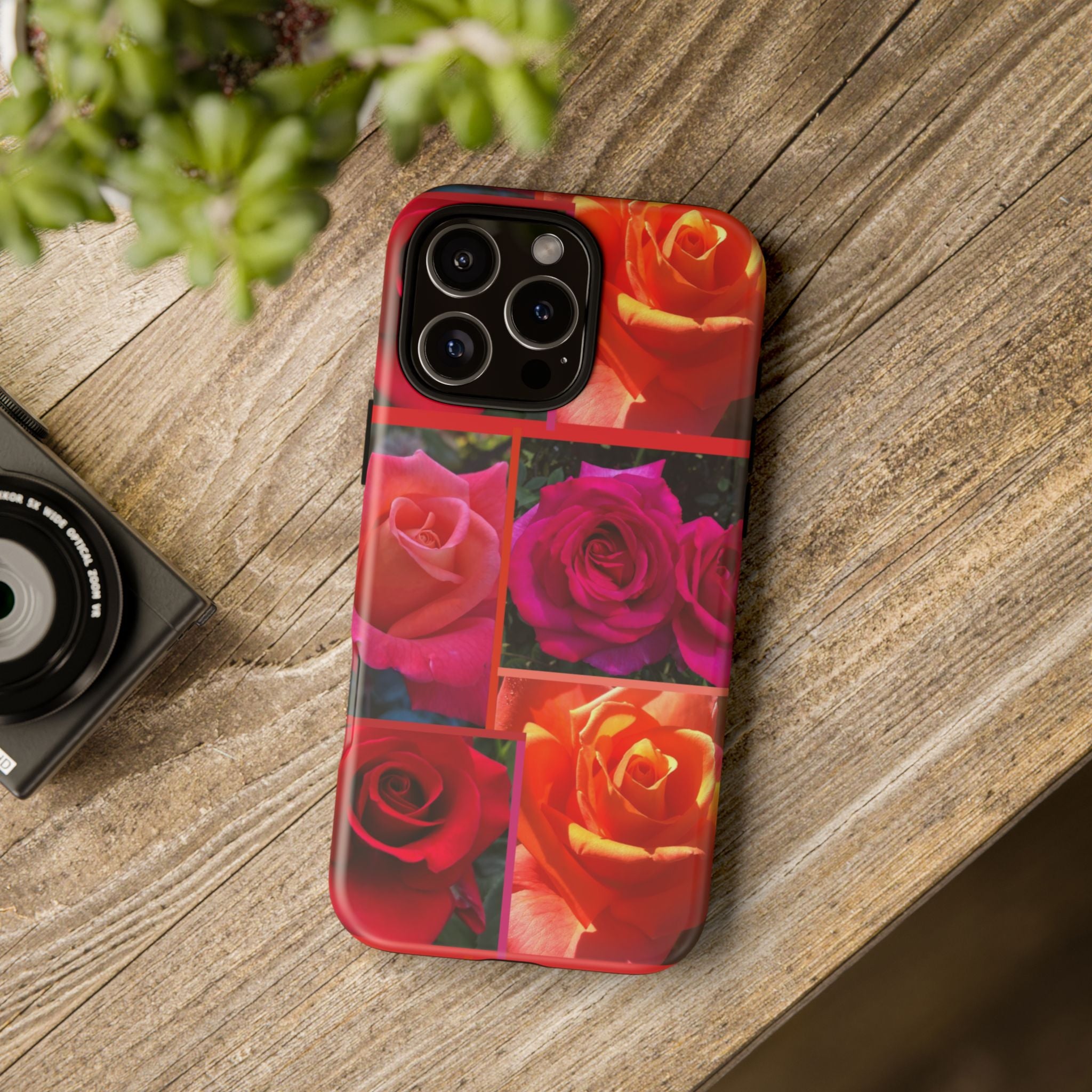 The Rose Vibrant Floral Phone Case - Tough Cases with Rose Design