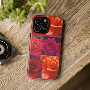 The Rose Vibrant Floral Phone Case - Tough Cases with Rose Design