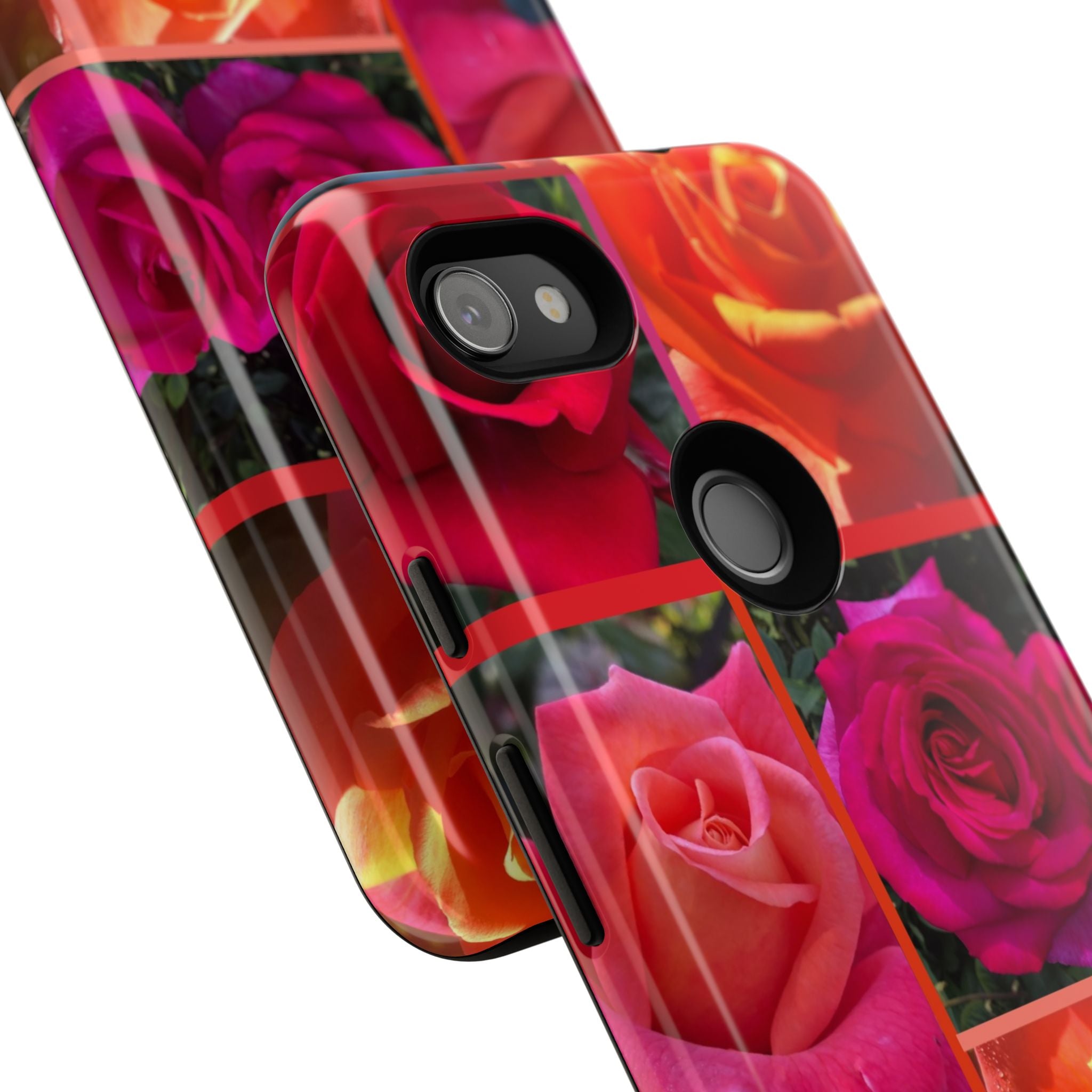 The Rose Vibrant Floral Phone Case - Tough Cases with Rose Design