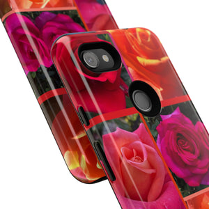 The Rose Vibrant Floral Phone Case - Tough Cases with Rose Design