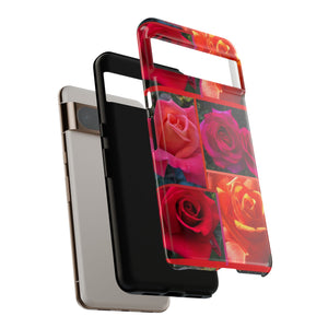 The Rose Vibrant Floral Phone Case - Tough Cases with Rose Design