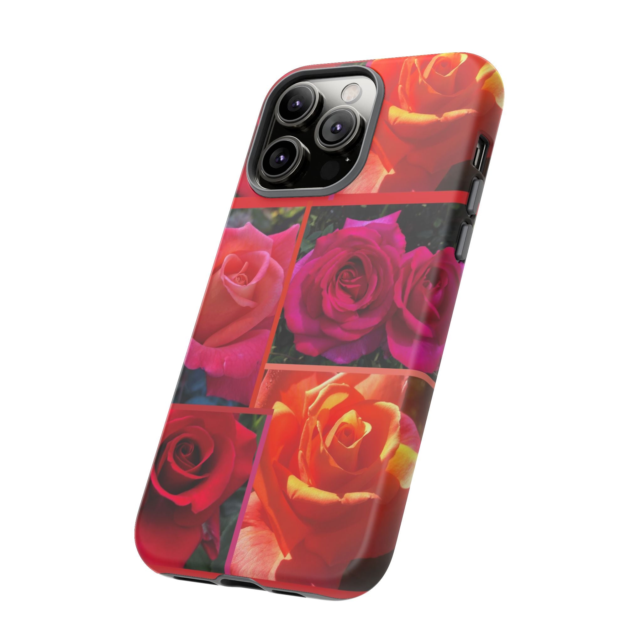 The Rose Vibrant Floral Phone Case - Tough Cases with Rose Design