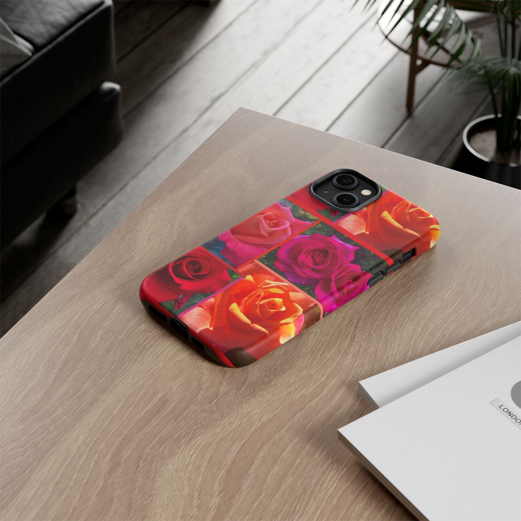 The Rose Vibrant Floral Phone Case - Tough Cases with Rose Design