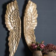 Large Gold Angel Wings