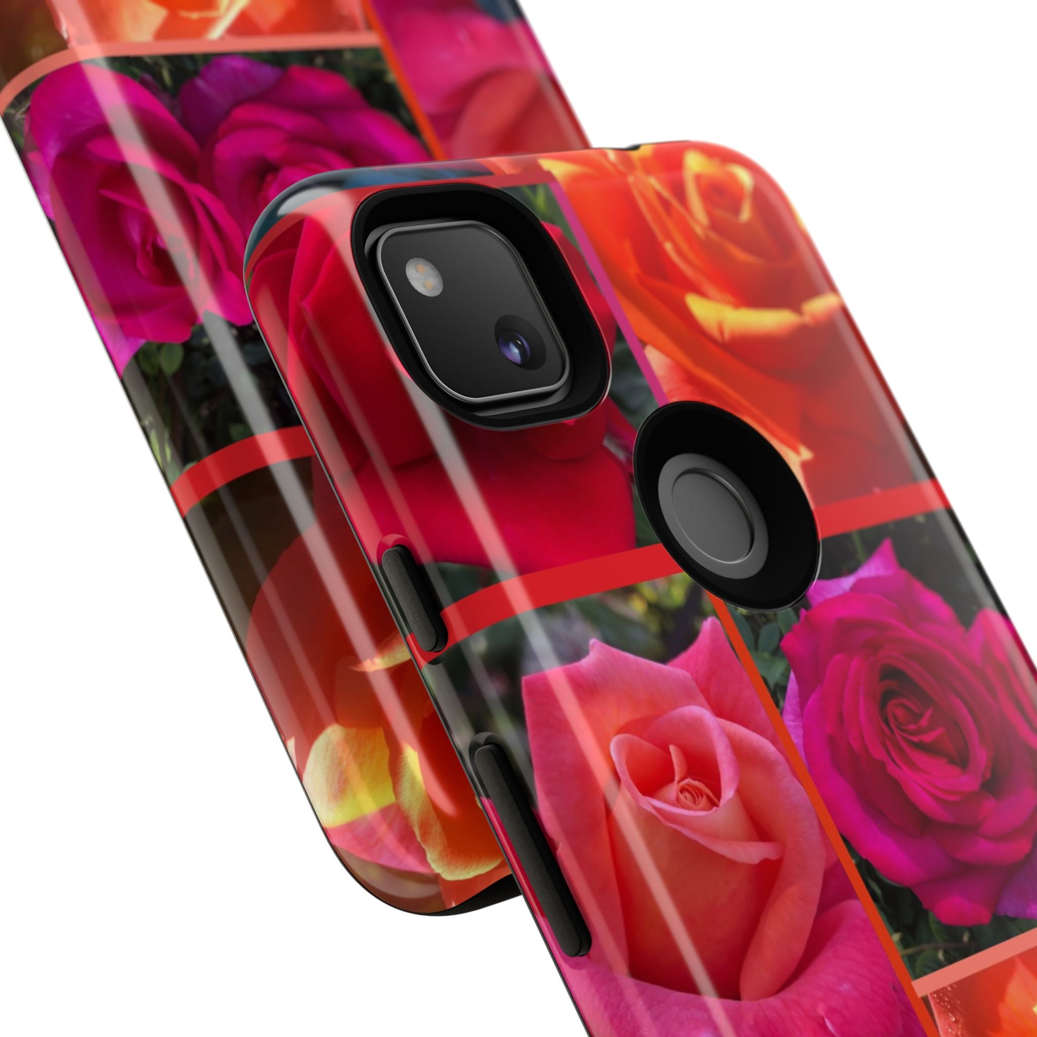 The Rose Vibrant Floral Phone Case - Tough Cases with Rose Design