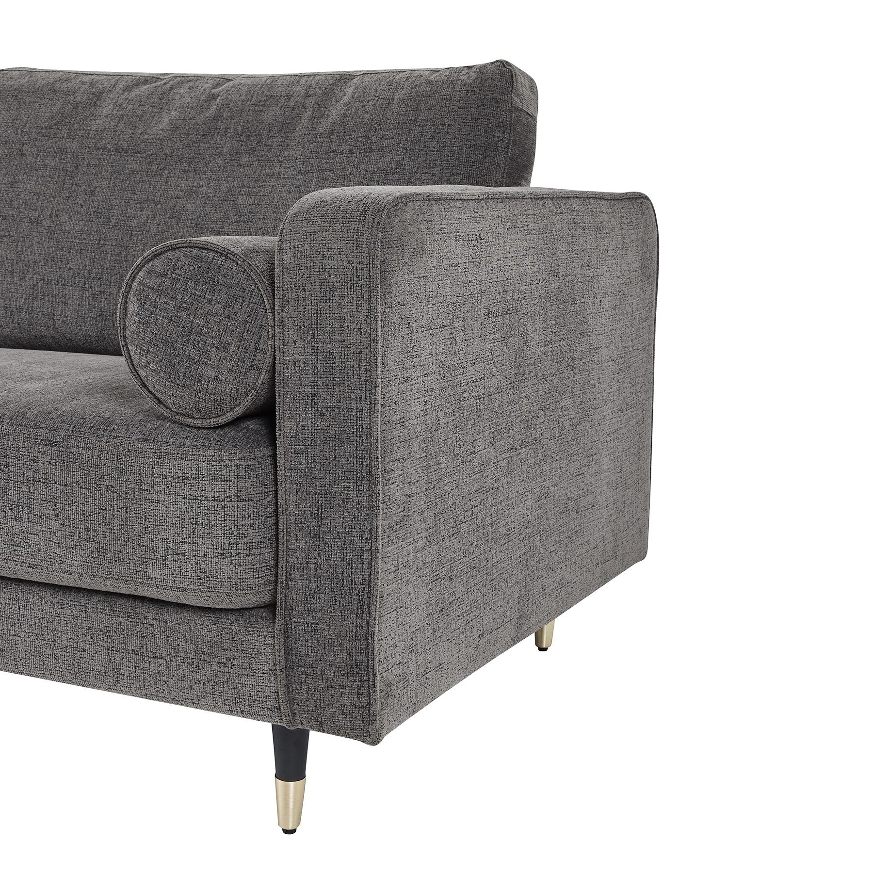 The Hampstead Grey Velvet Sofa