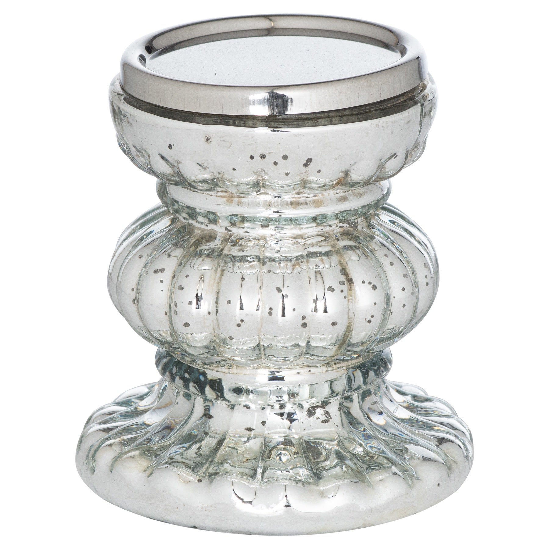 Stunning Silver Candle Holder