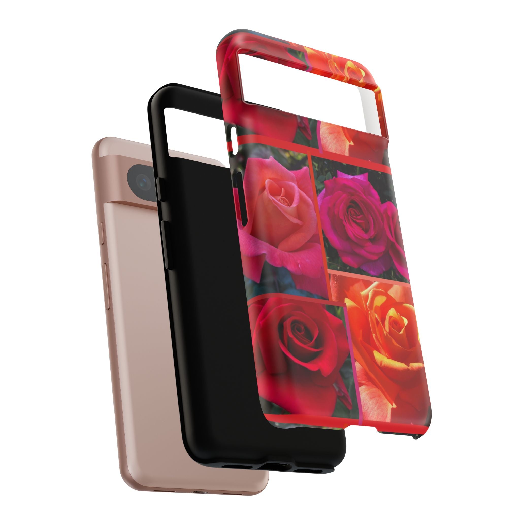 The Rose Vibrant Floral Phone Case - Tough Cases with Rose Design