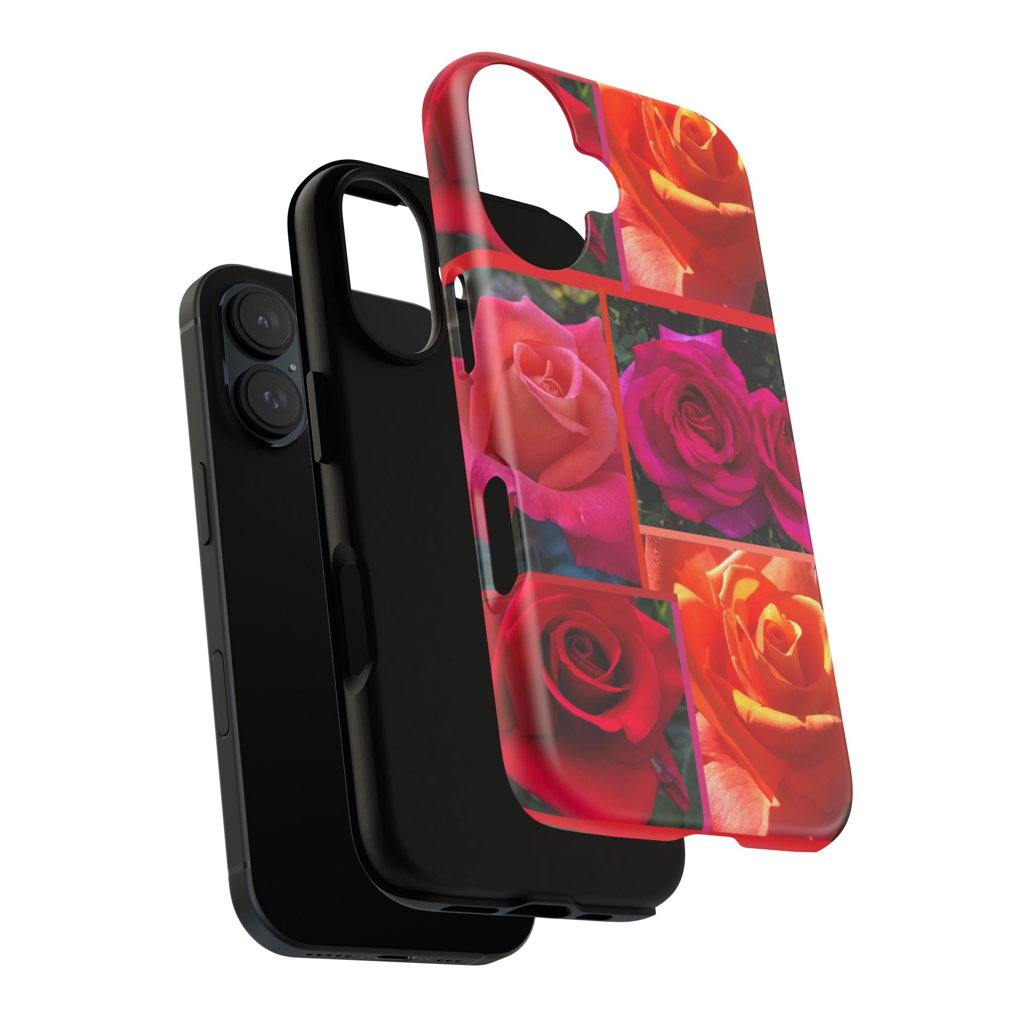 The Rose Vibrant Floral Phone Case - Tough Cases with Rose Design