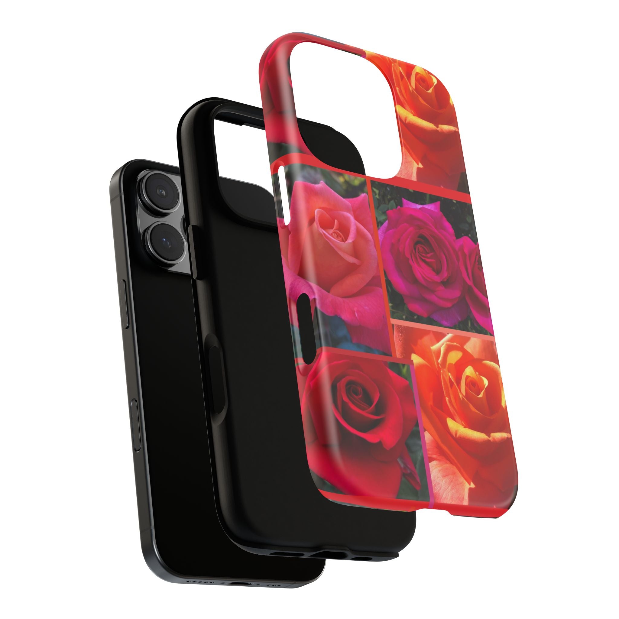 The Rose Vibrant Floral Phone Case - Tough Cases with Rose Design