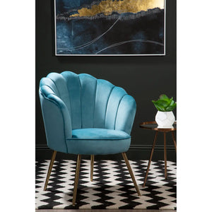 The Bluebelle Art Deco Oyster Chair