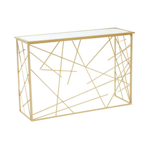 The Gold Asymmetrical Console Table