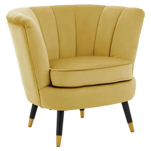 The Pistachio Velvet Daphne Art Deco Chair