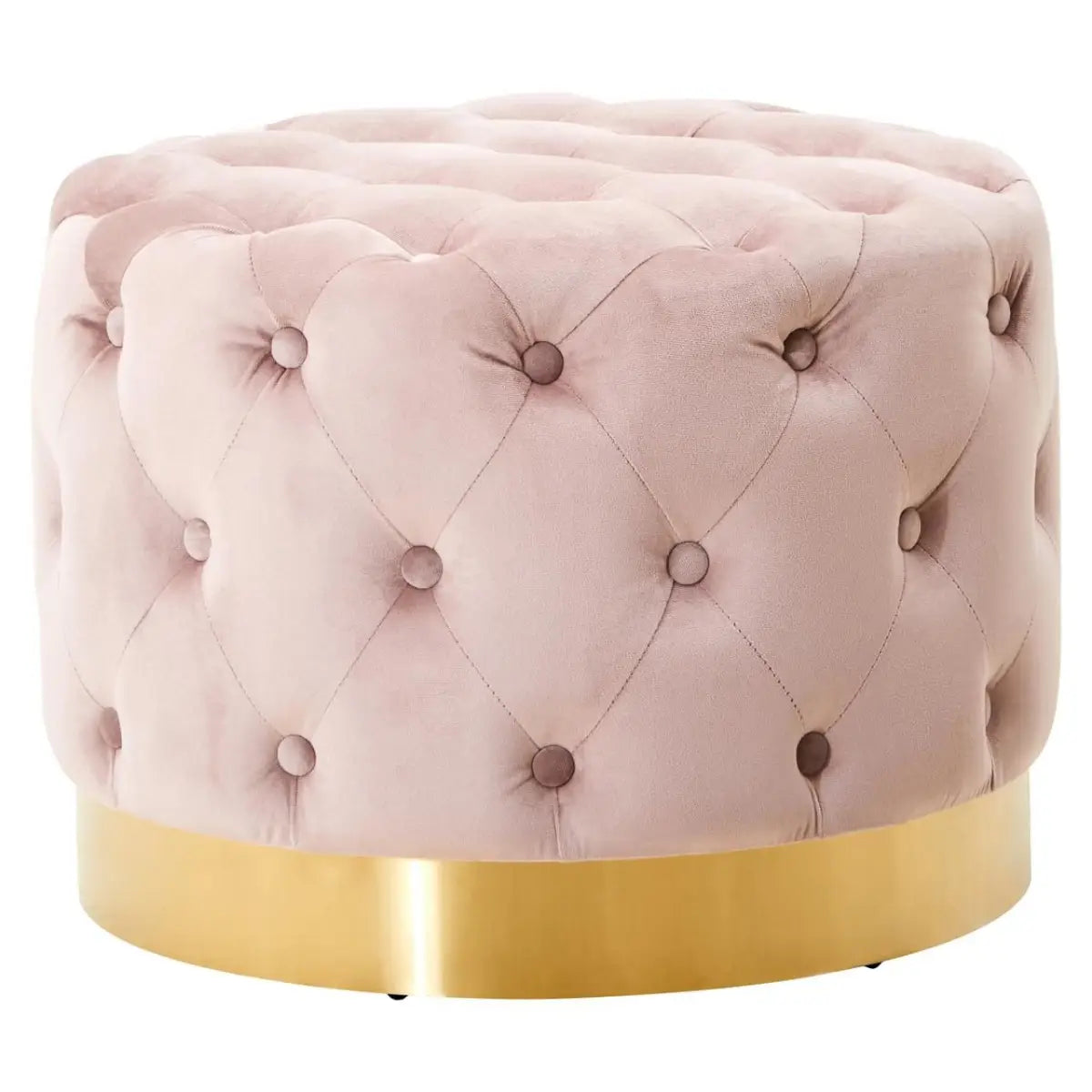 The Daphne Dusky Pink Velvet Stool