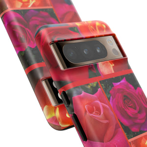 The Rose Vibrant Floral Phone Case - Tough Cases with Rose Design