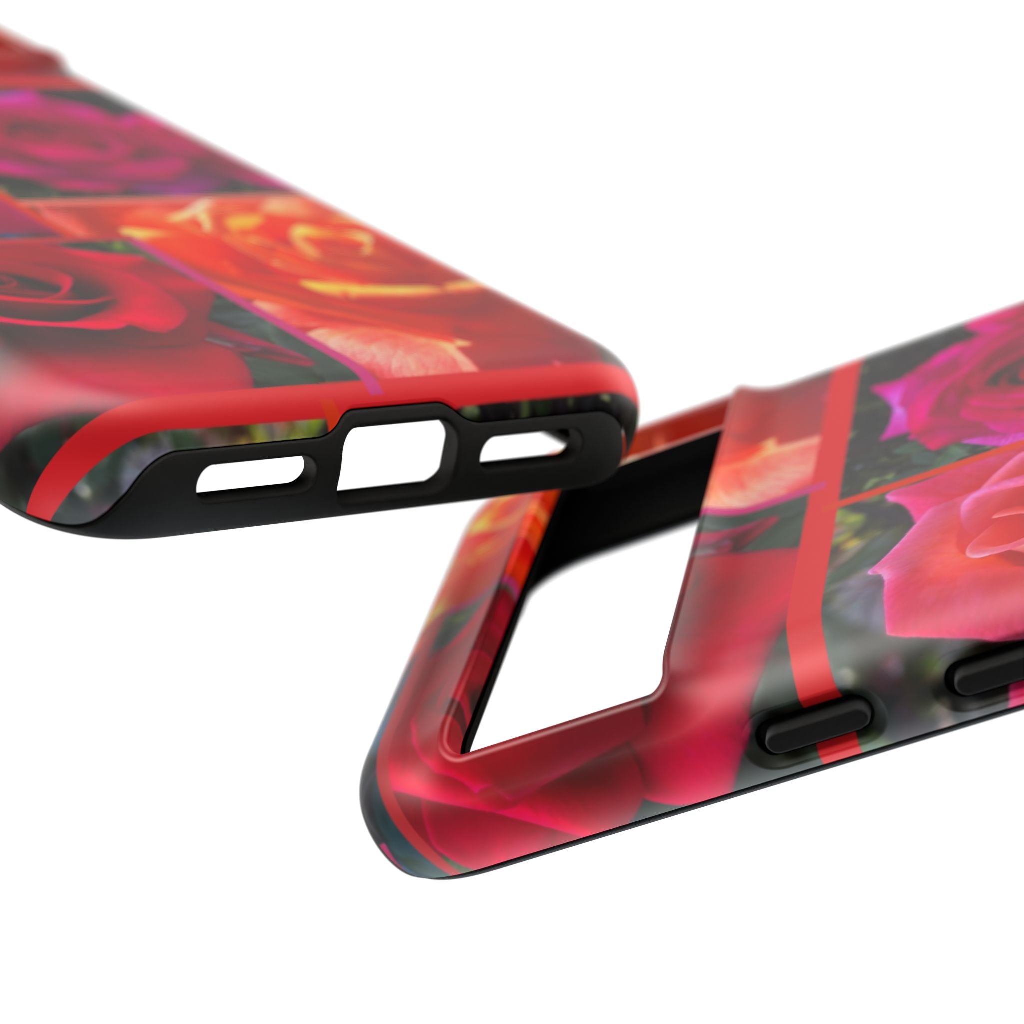 The Rose Vibrant Floral Phone Case - Tough Cases with Rose Design