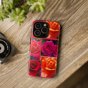 The Rose Vibrant Floral Phone Case - Tough Cases with Rose Design