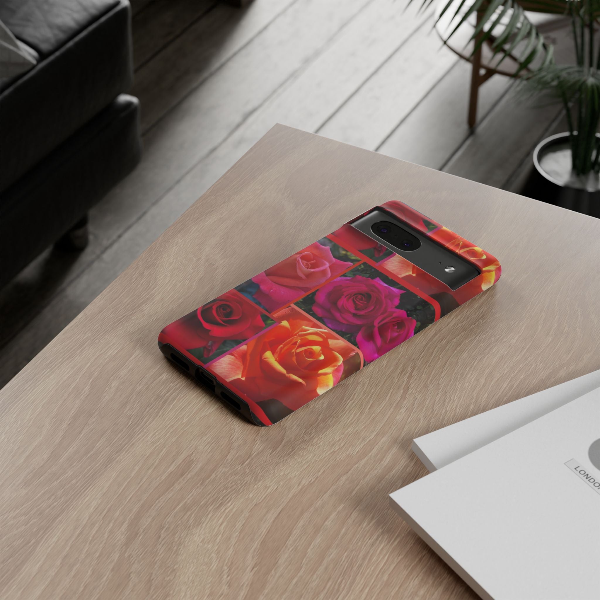 The Rose Vibrant Floral Phone Case - Tough Cases with Rose Design