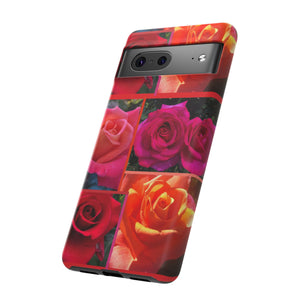 The Rose Vibrant Floral Phone Case - Tough Cases with Rose Design