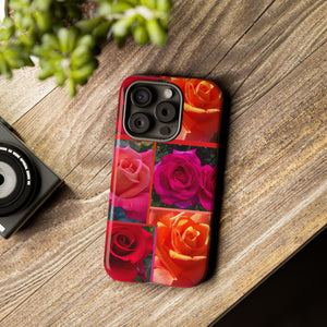 The Rose Vibrant Floral Phone Case - Tough Cases with Rose Design