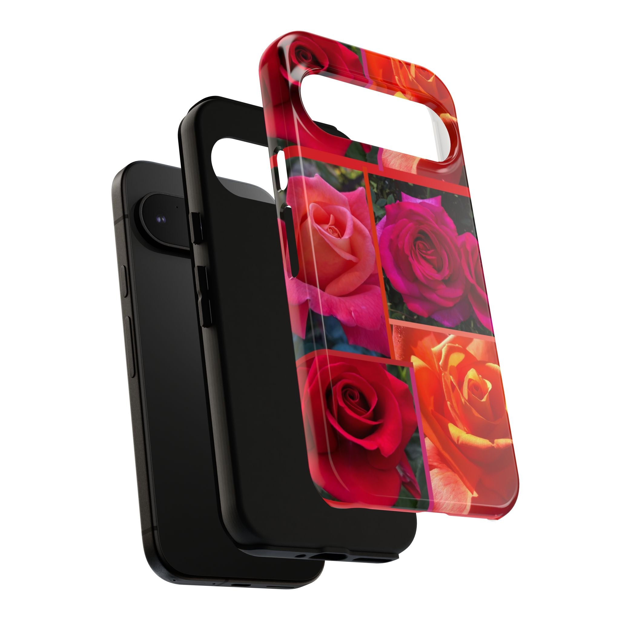 The Rose Vibrant Floral Phone Case - Tough Cases with Rose Design