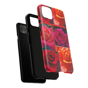 The Rose Vibrant Floral Phone Case - Tough Cases with Rose Design