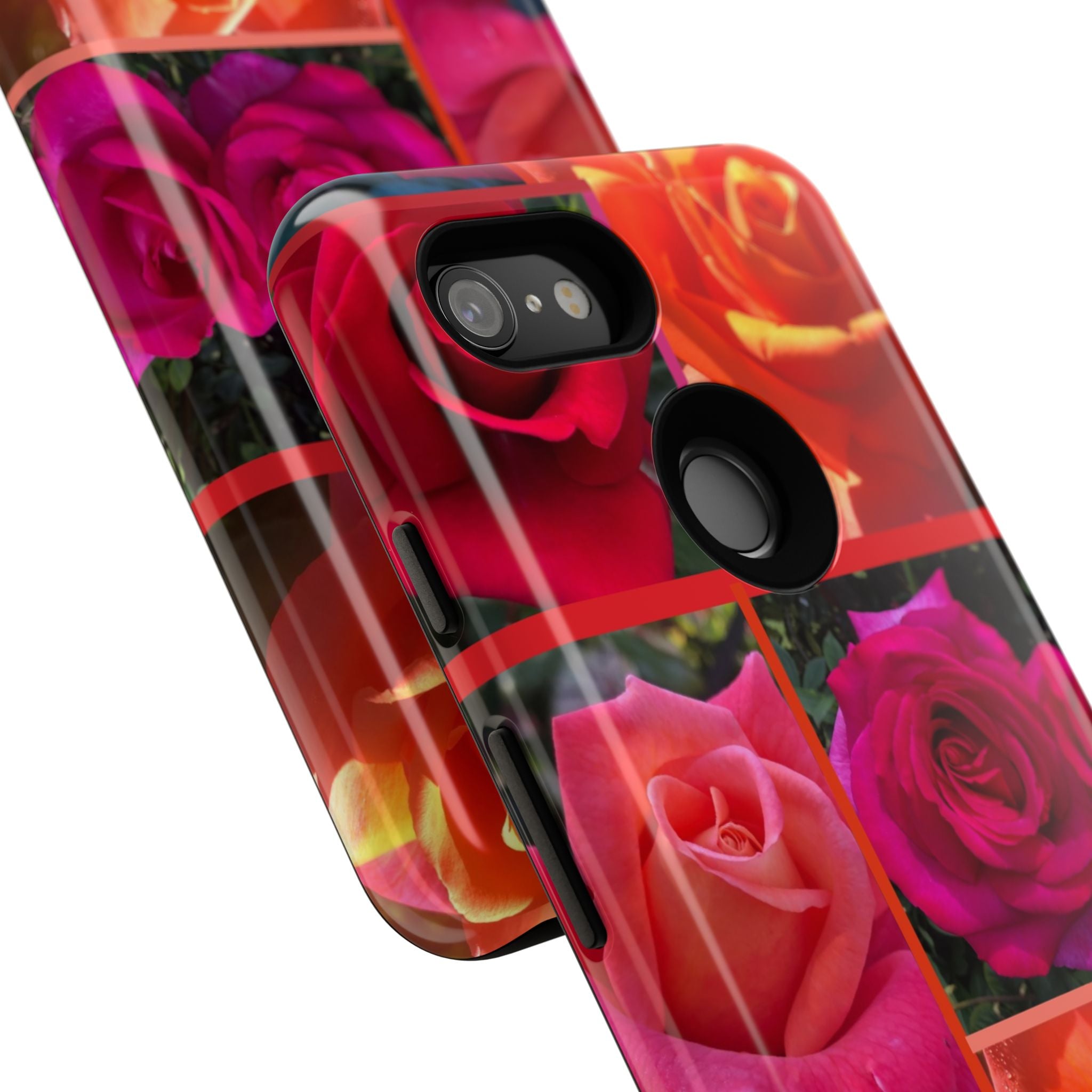 The Rose Vibrant Floral Phone Case - Tough Cases with Rose Design