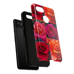 The Rose Vibrant Floral Phone Case - Tough Cases with Rose Design