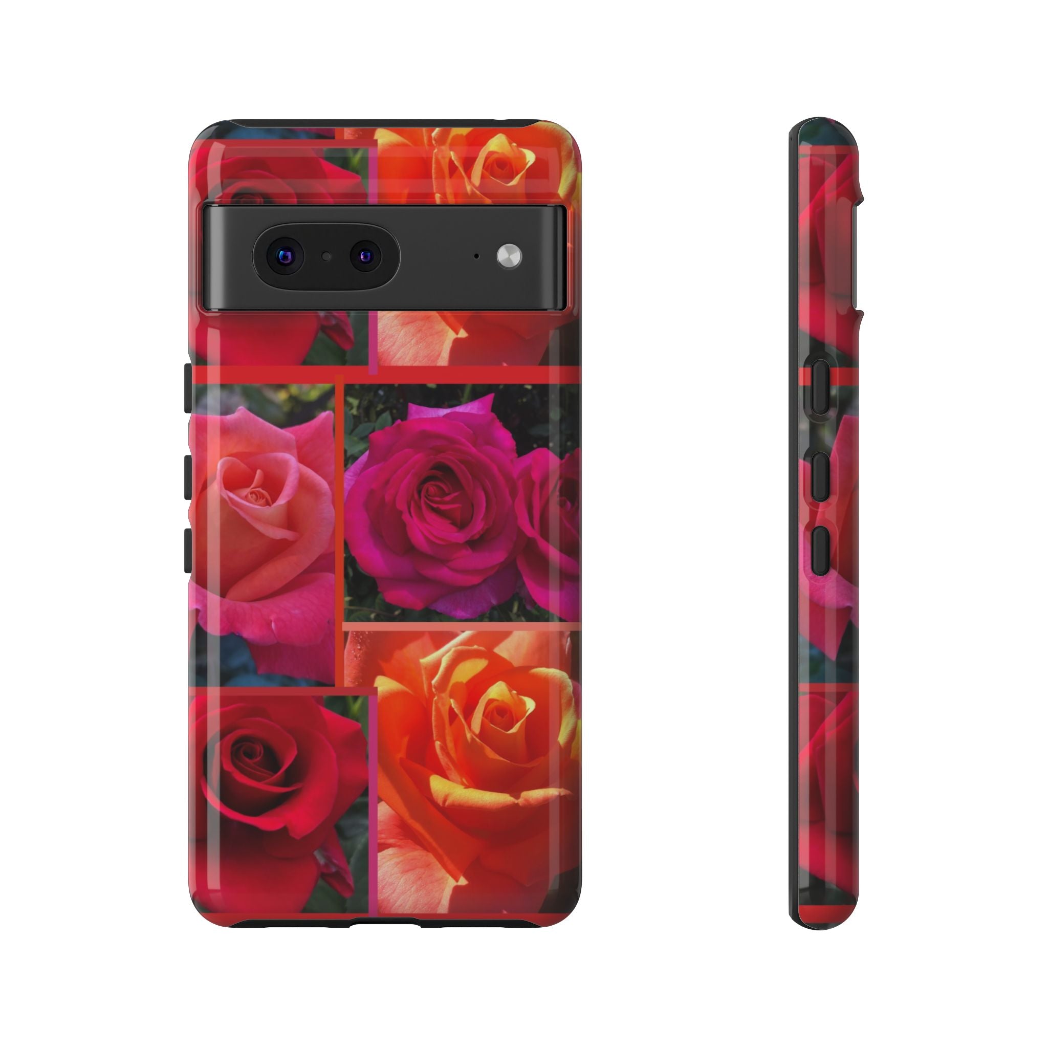 The Rose Vibrant Floral Phone Case - Tough Cases with Rose Design