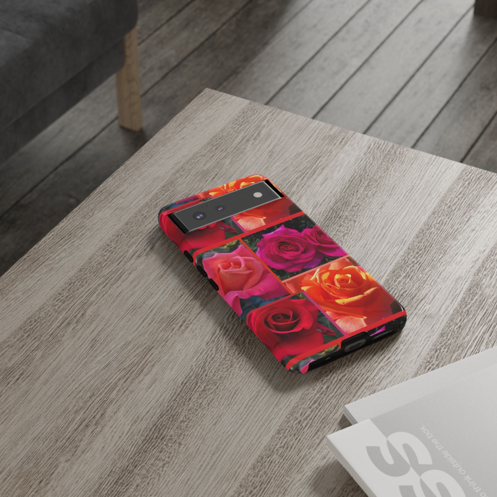 The Rose Vibrant Floral Phone Case - Tough Cases with Rose Design