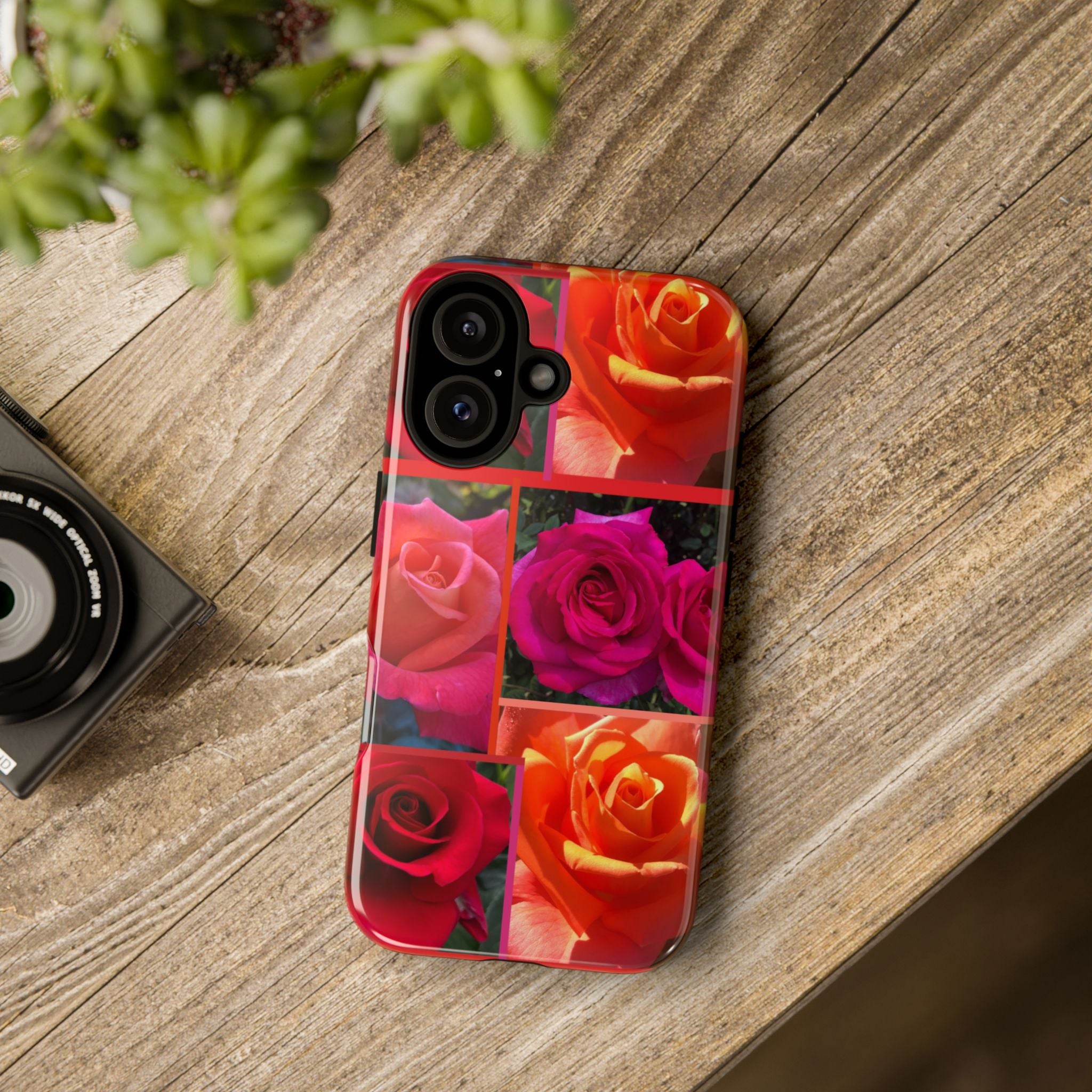 The Rose Vibrant Floral Phone Case - Tough Cases with Rose Design