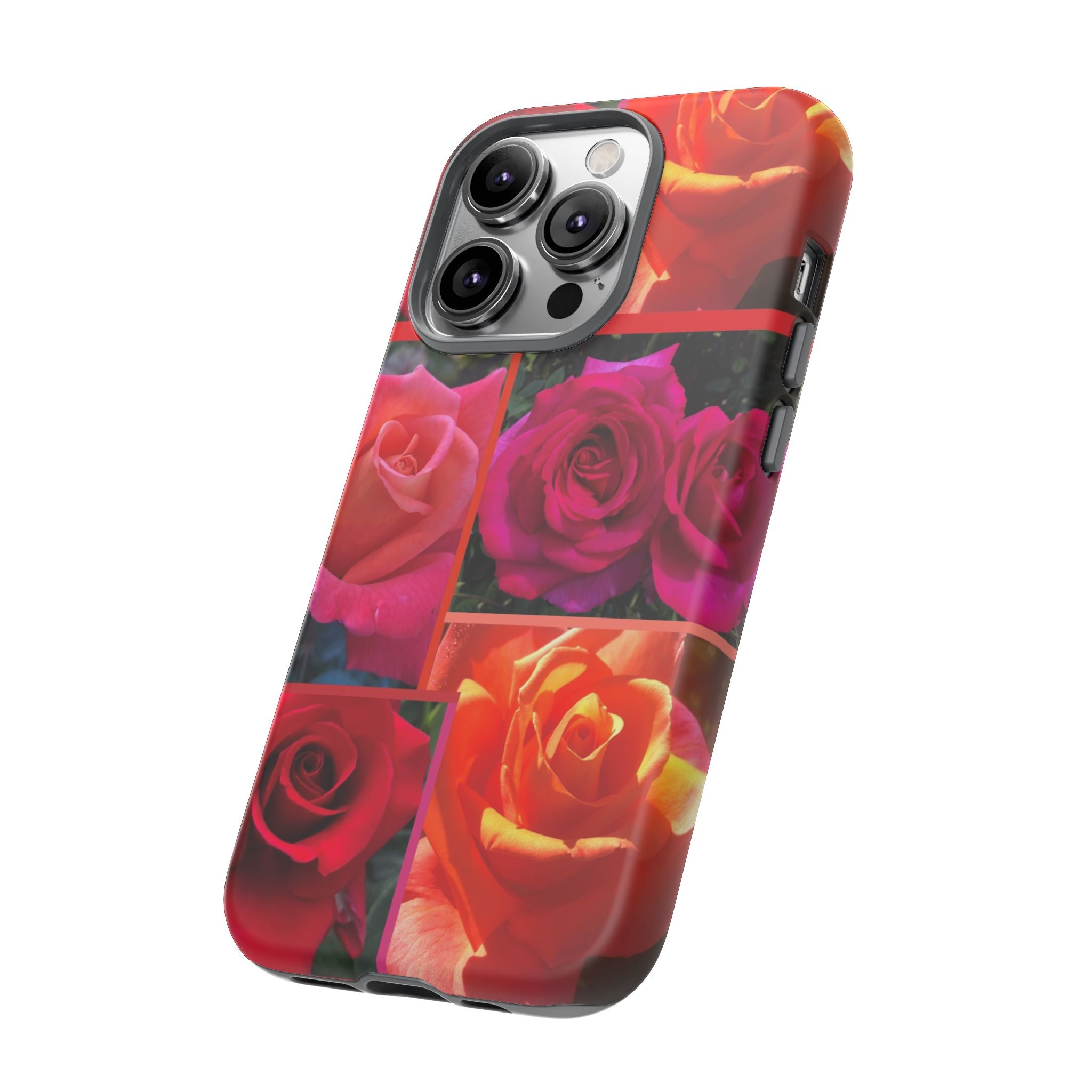 The Rose Vibrant Floral Phone Case - Tough Cases with Rose Design