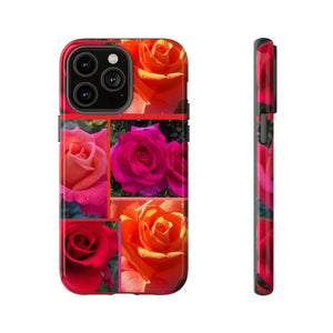 The Rose Vibrant Floral Phone Case - Tough Cases with Rose Design