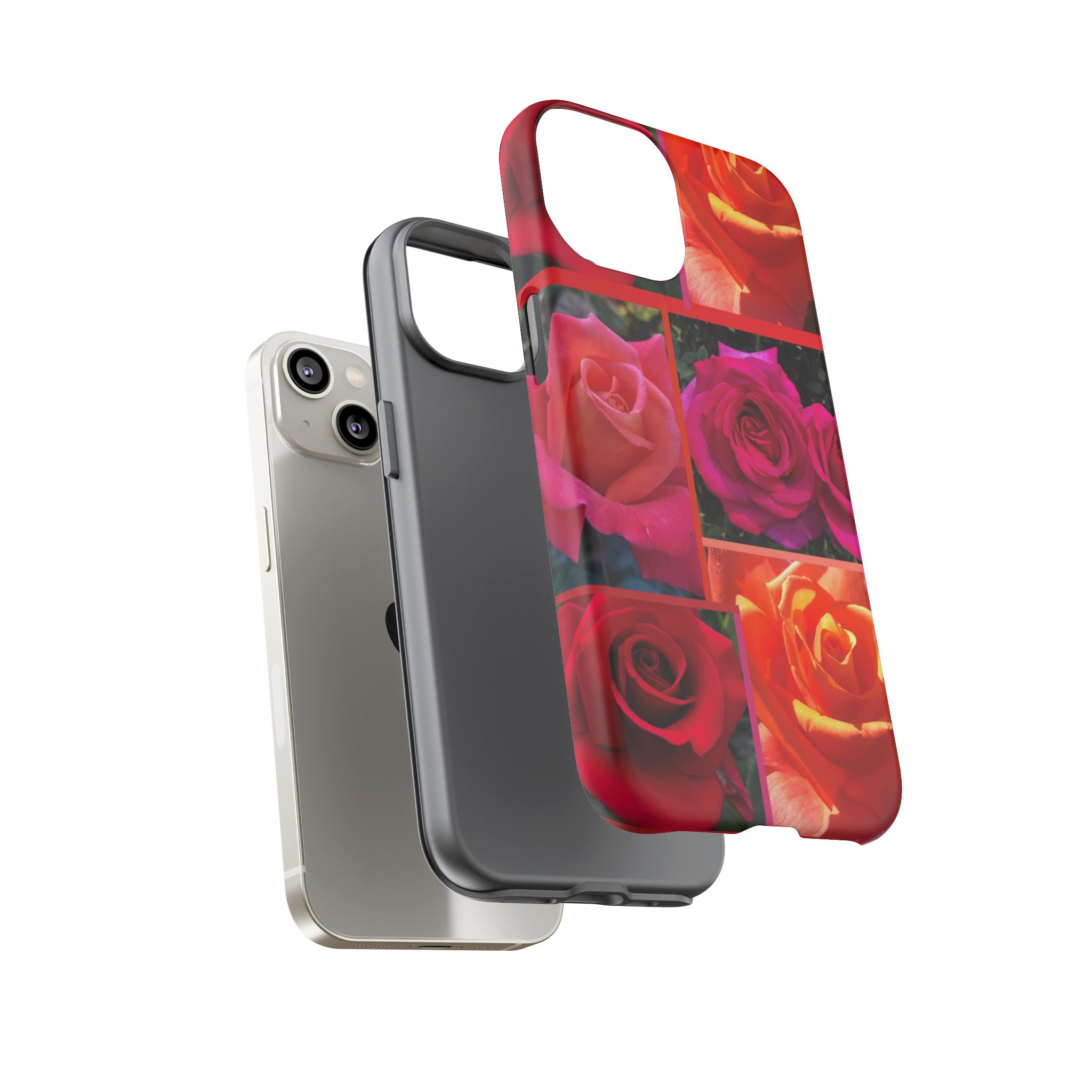 The Rose Vibrant Floral Phone Case - Tough Cases with Rose Design