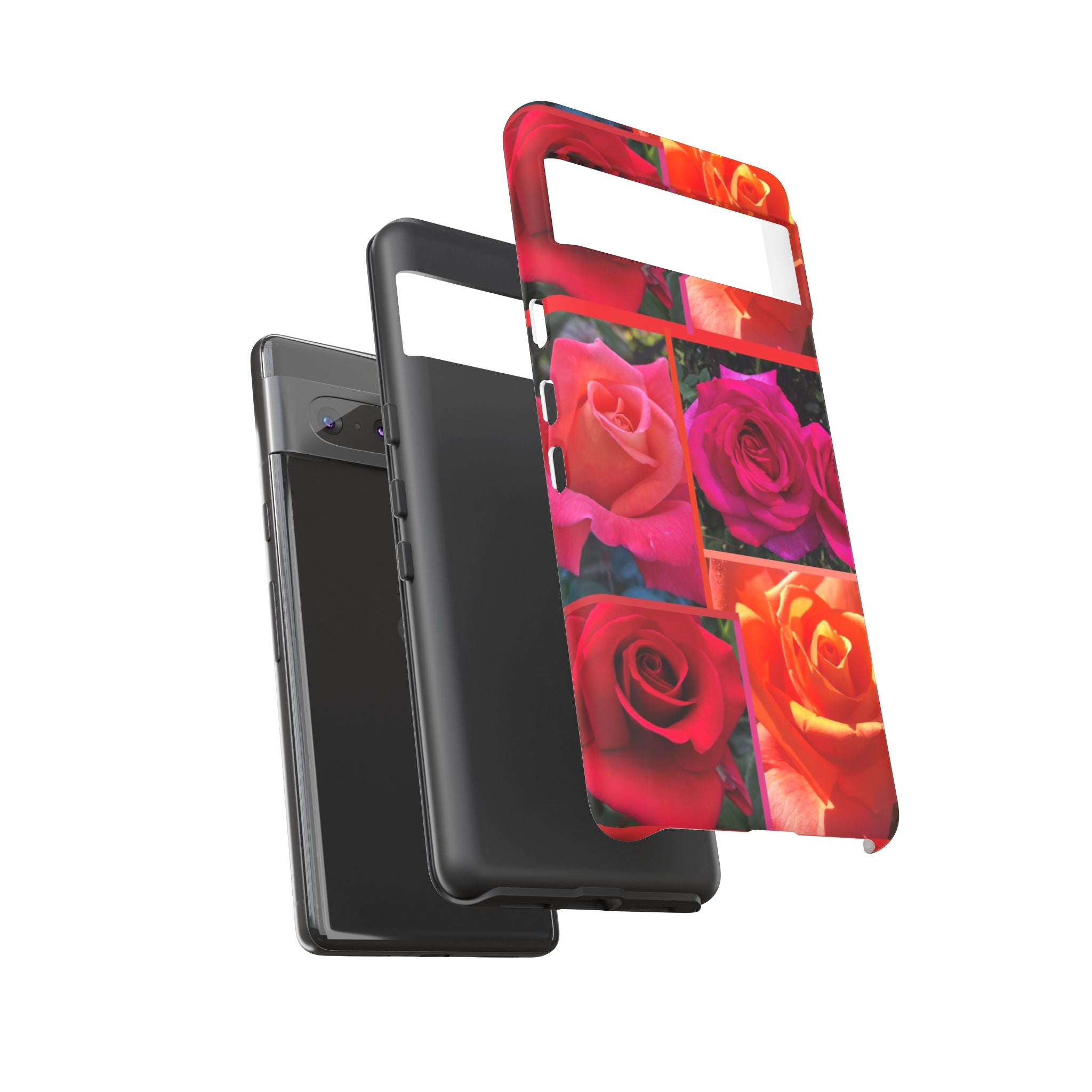 The Rose Vibrant Floral Phone Case - Tough Cases with Rose Design