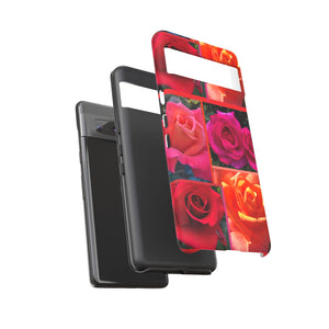 The Rose Vibrant Floral Phone Case - Tough Cases with Rose Design