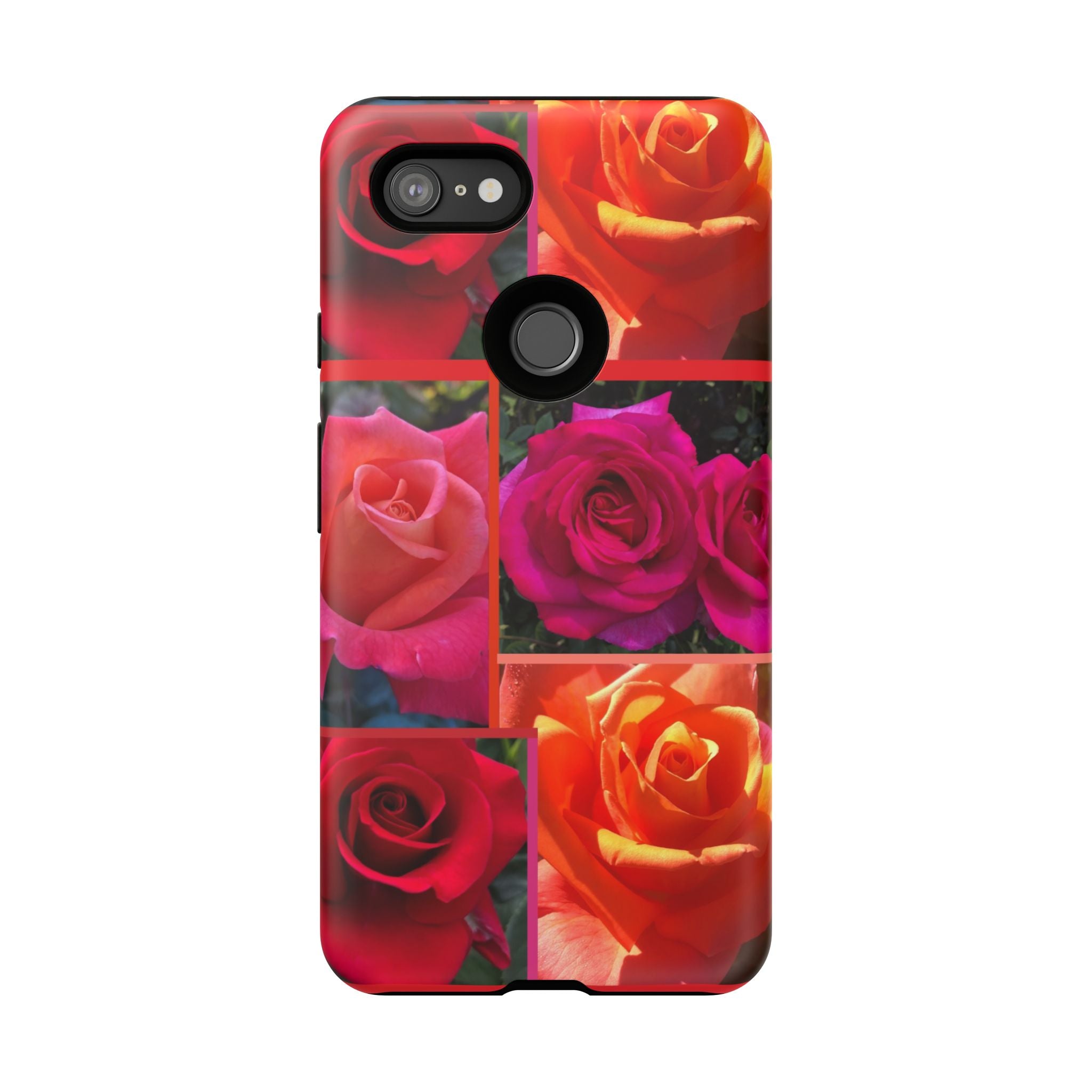 The Rose Vibrant Floral Phone Case - Tough Cases with Rose Design