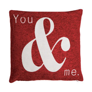 Red Chenille Cushion