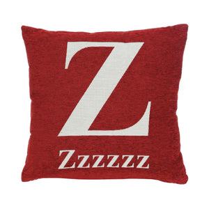 The Red 'Zzzzzz" Cushion.