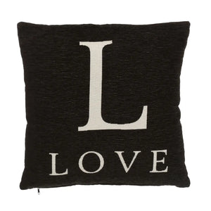 The Love Cushion in Black