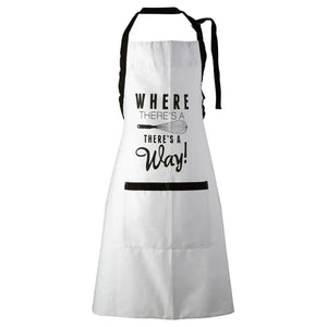 Statement Black and White Kitchen Apron