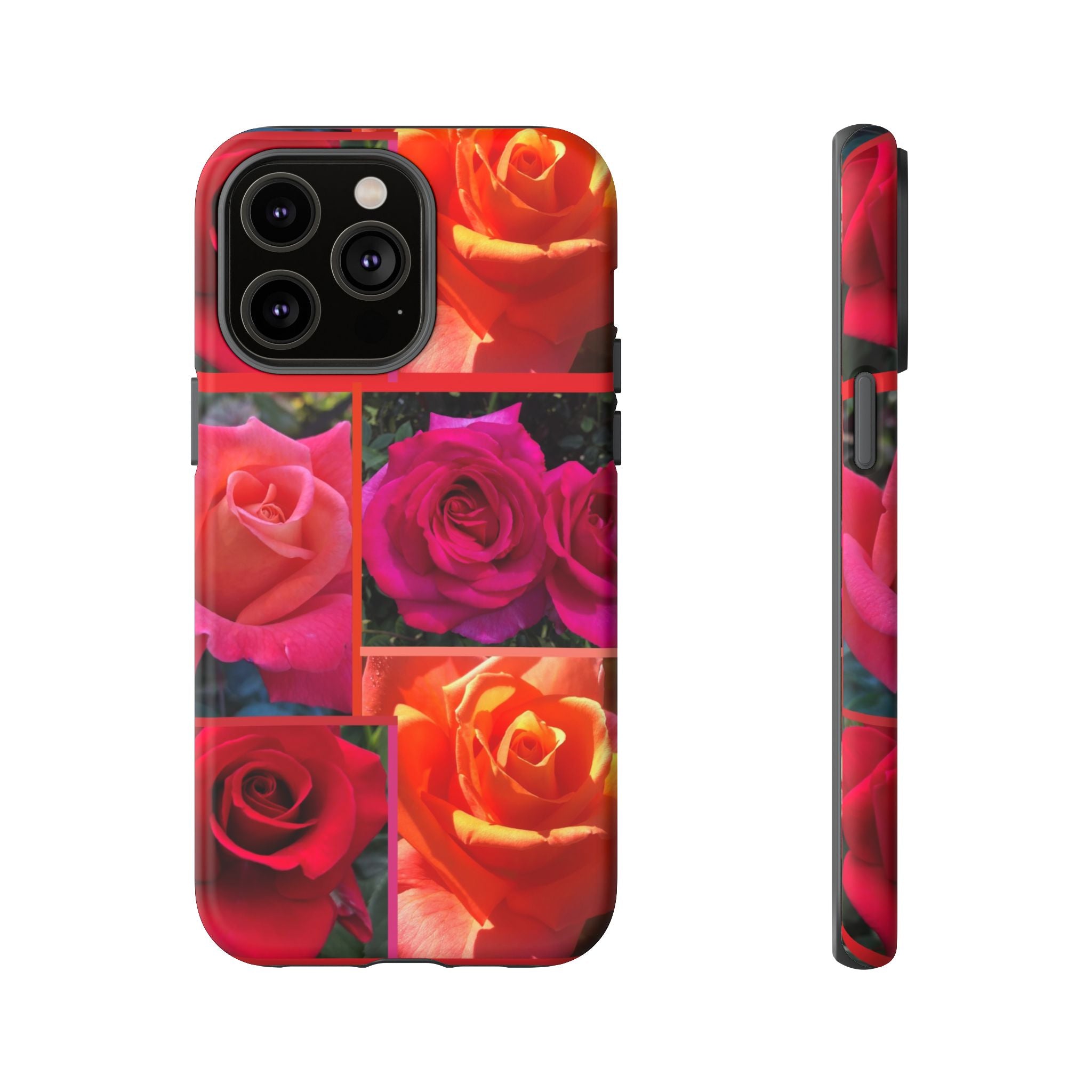 The Rose Vibrant Floral Phone Case - Tough Cases with Rose Design