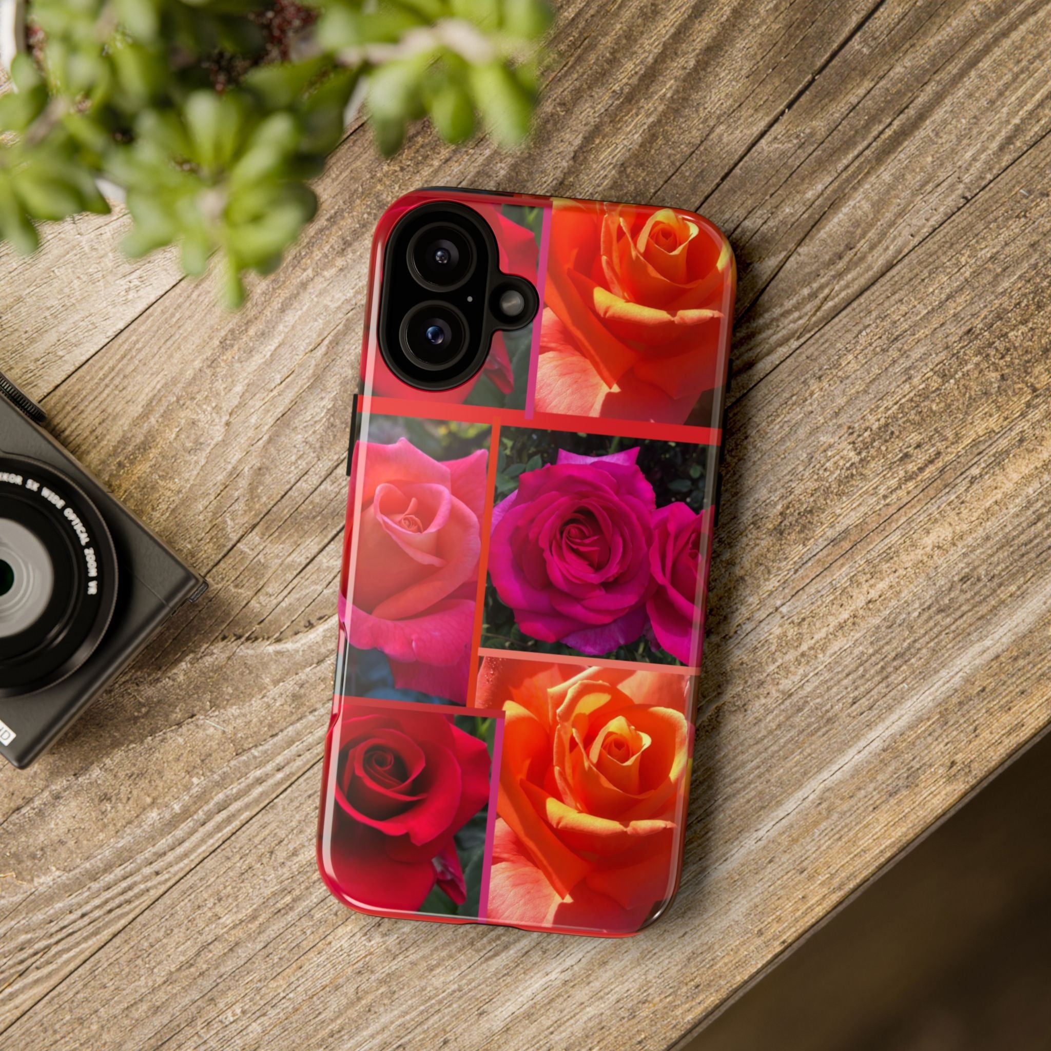 The Rose Vibrant Floral Phone Case - Tough Cases with Rose Design